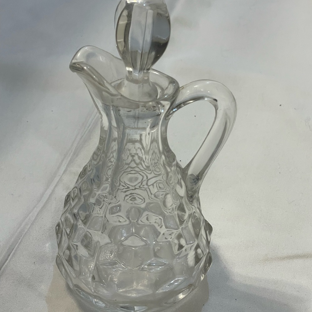Elegant Clear Glass Decanter‎ Small